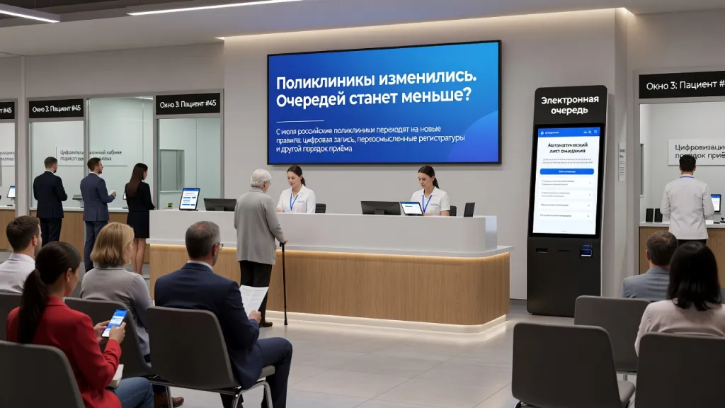 Поликлиники изменились. Очередей станет меньше?